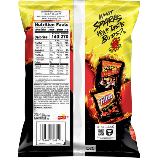Funyuns Onion Flavored Rings Flamin' Hot