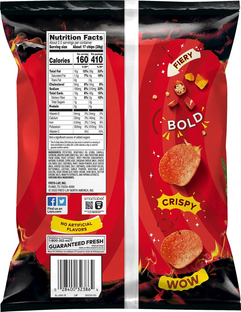 Lay's Potato Chips Flamin' Hot