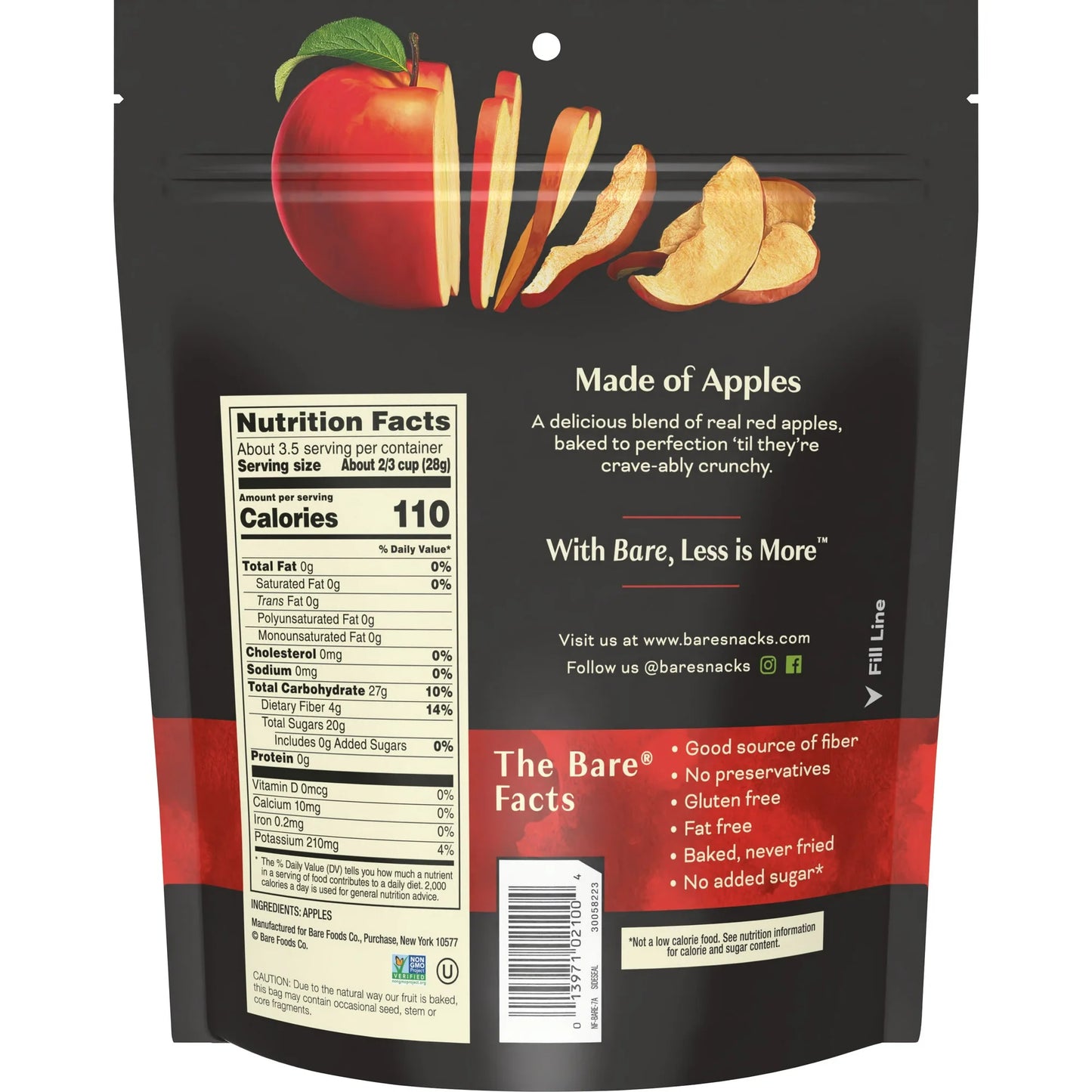 Bare Crispy Reds Apple