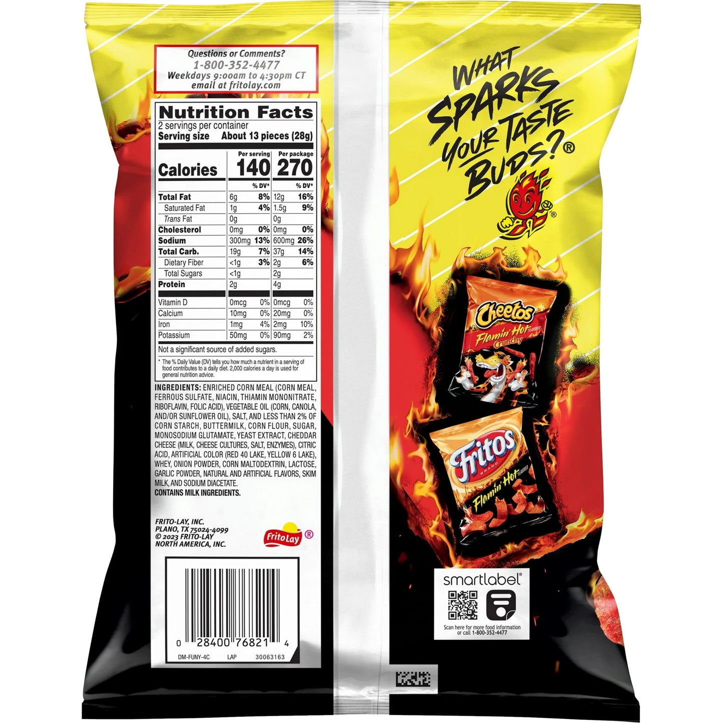 Funyuns Onion Flavored Rings Flamin' Hot